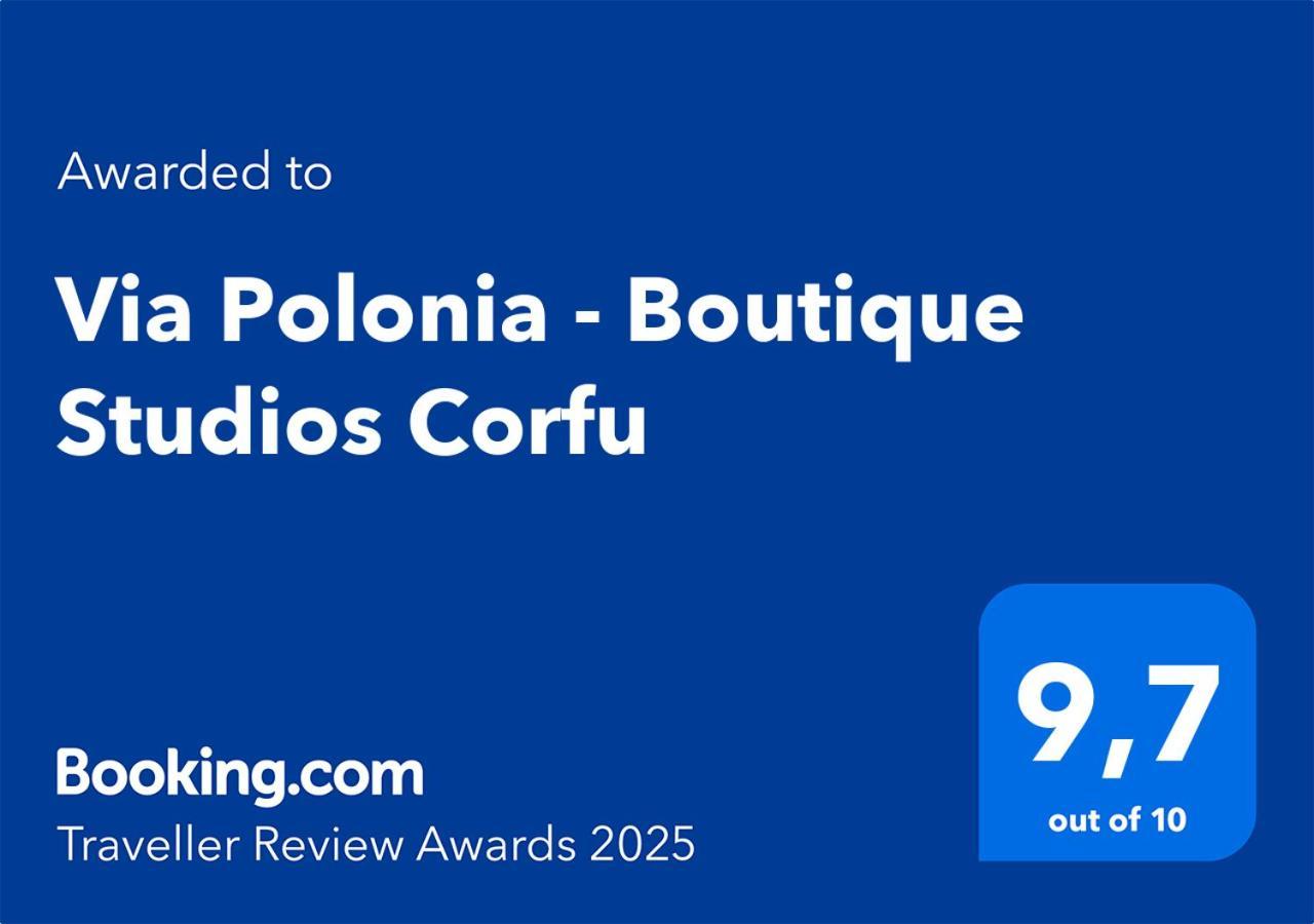 Via Polonia - Boutique Studios Corfu Agios Georgios  Luaran gambar